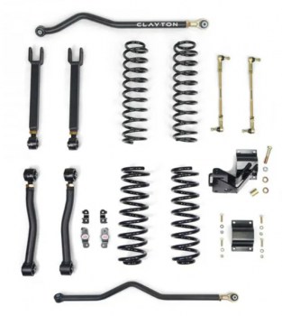 Kit de elevación Clayton y Overland 11cm Jeep Wrangler JK (2 y 4 Puertas)